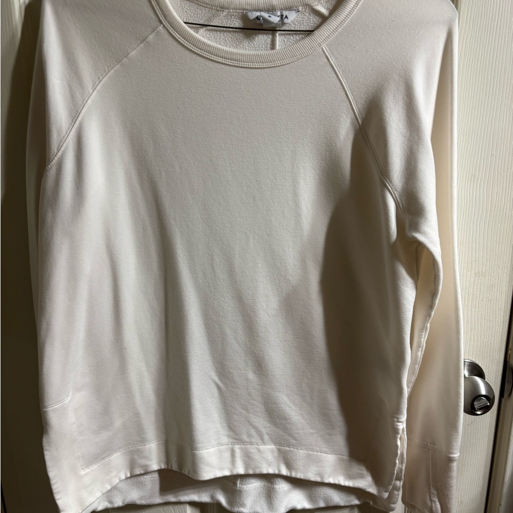 Athleta Cream Women's Sweatshirt